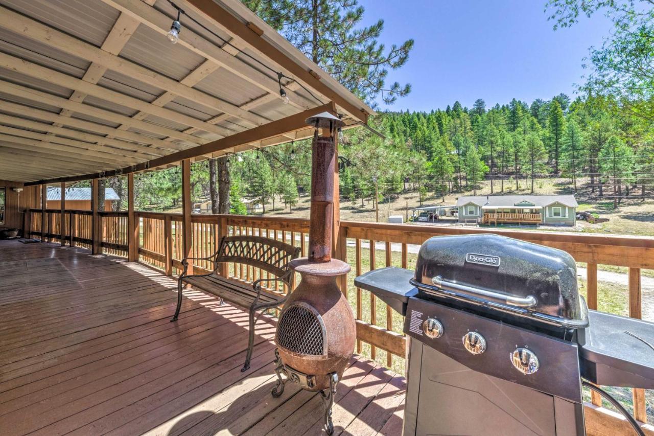 Quiet Cloudcroft Cabin With Porch And Gas Grill! Kültér fotó