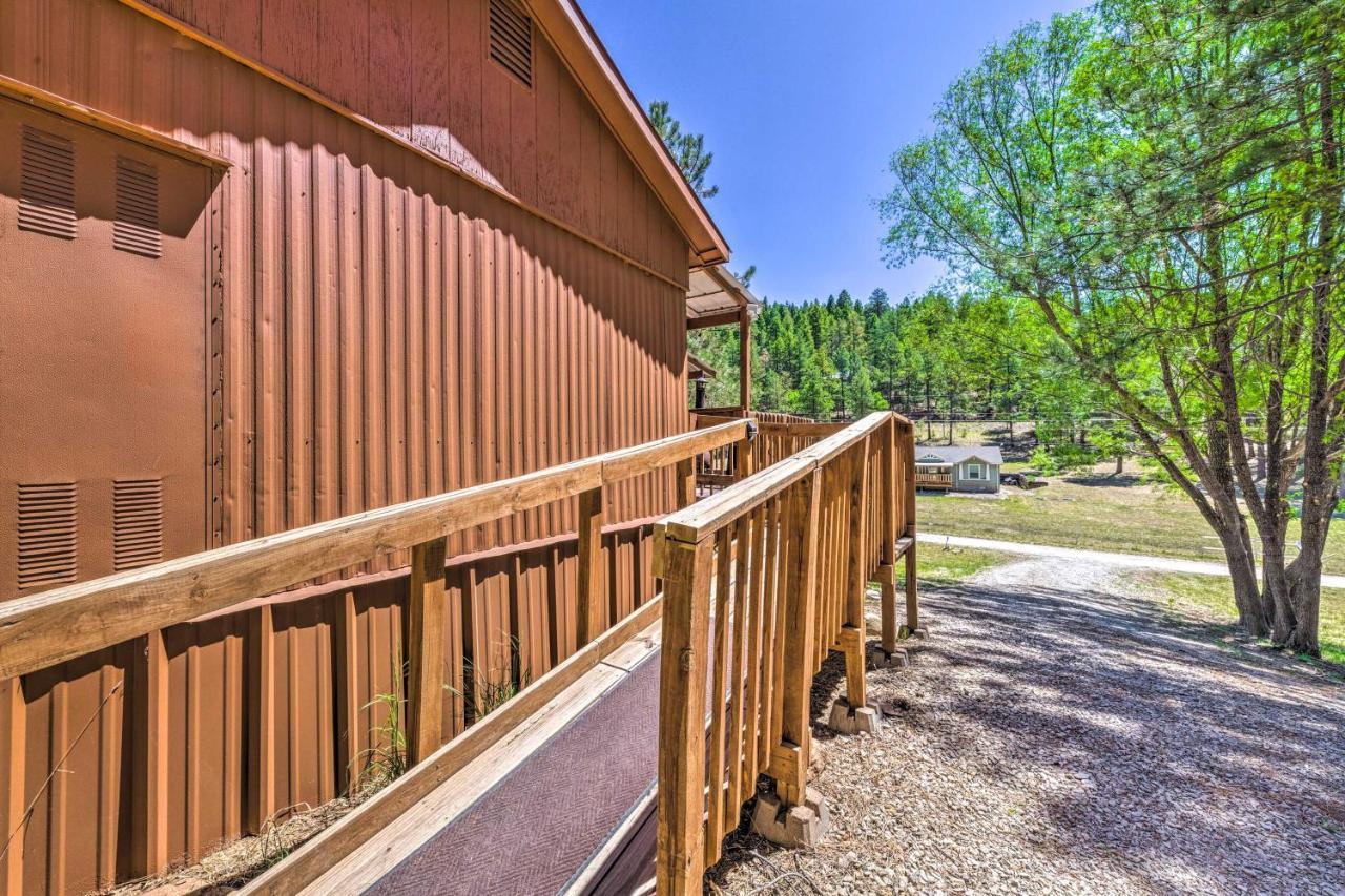 Quiet Cloudcroft Cabin With Porch And Gas Grill! Kültér fotó